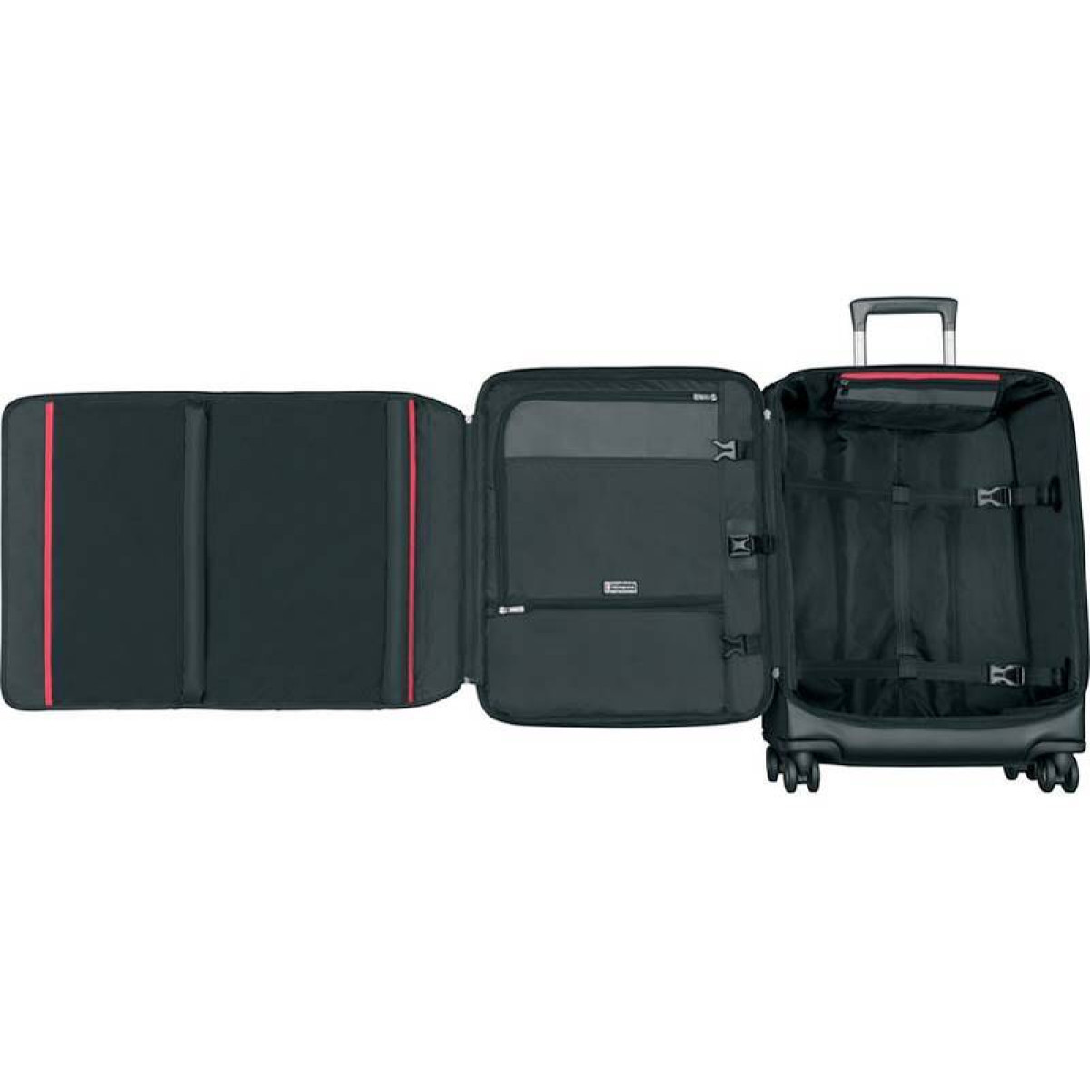 Чемодан Victorinox VX One VX 24 Dual-Caster, черный, 42x30x63 см, 79 л 2