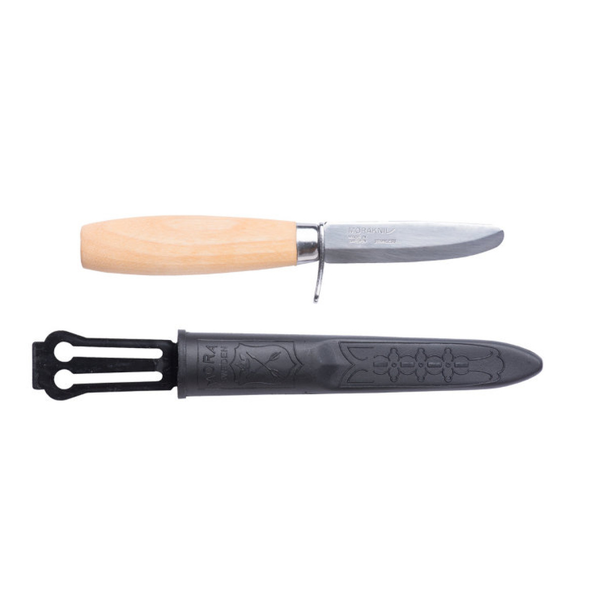 Нож Morakniv Rookie, нержавеющая сталь, деревянная ручка 1