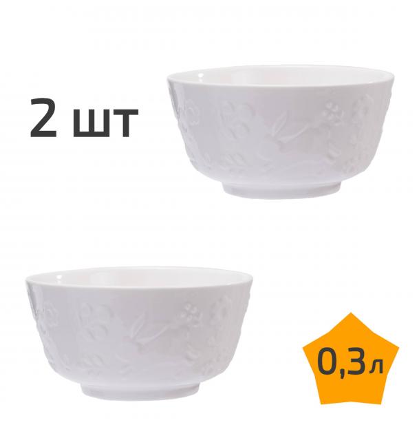 2 тарелки керамические для супа 300 мл, 12,5 см Nordic Tales Loke NTP_L_TS12_2