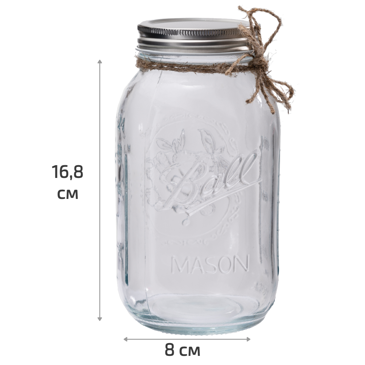 3 стеклянные банки с крышкой 0,9 л Nordic Tales Ball NTB_1_1000_SET_3 2