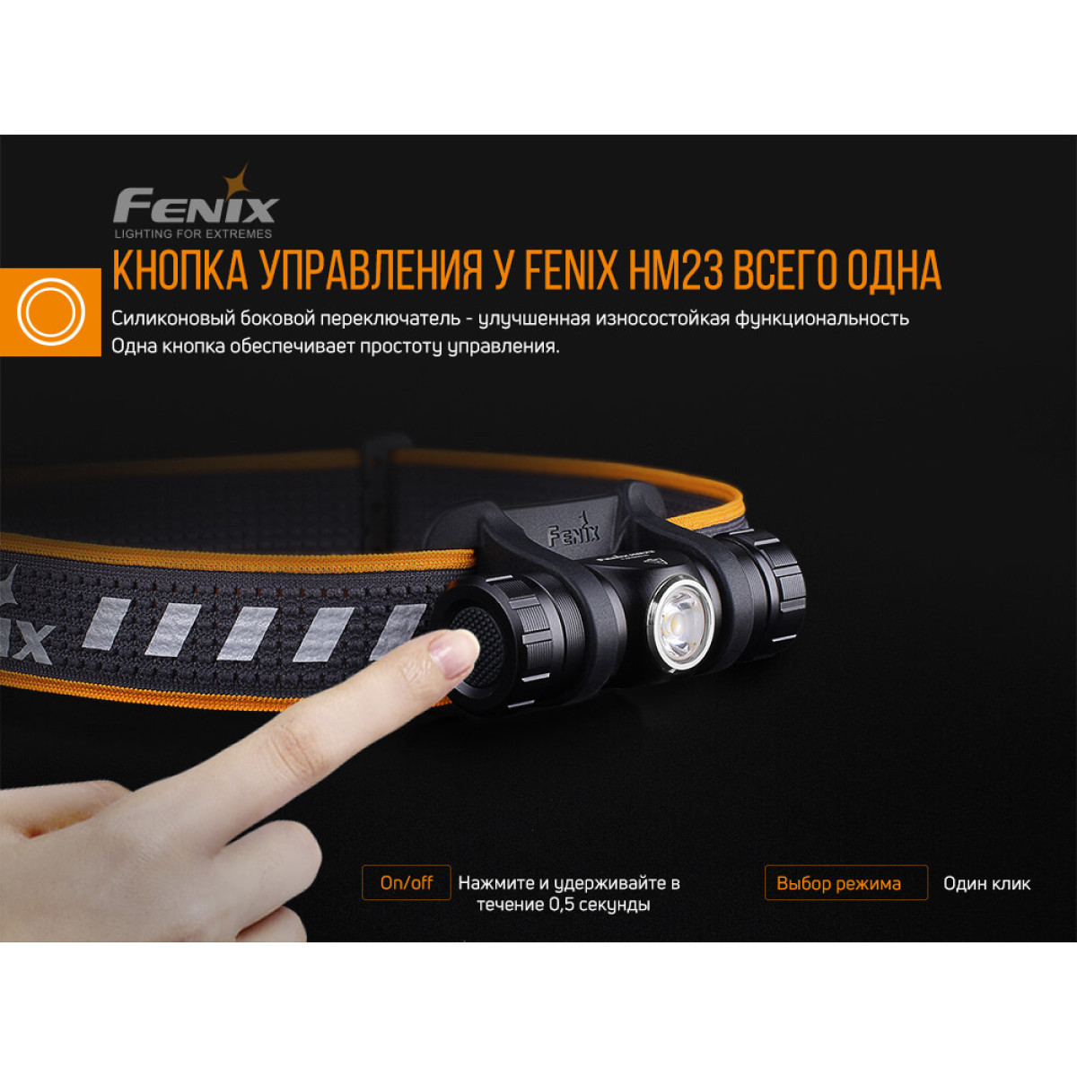Налобный фонарь Fenix HM23 15