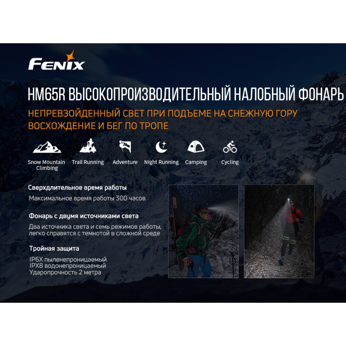 Налобный фонарь Fenix HM65R 6