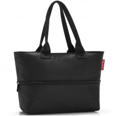 Шоппер женский Reisenthel Shopper E1 Black RJ7003, сумка шоппер, с принтом, с карманом, мягкий