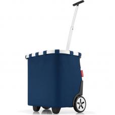 Сумка-тележка на колесах хозяйственная Reisenthel Carrycruiser Dark Blue OE4059, тележка, сумка, с выдвижной ручкой, женская