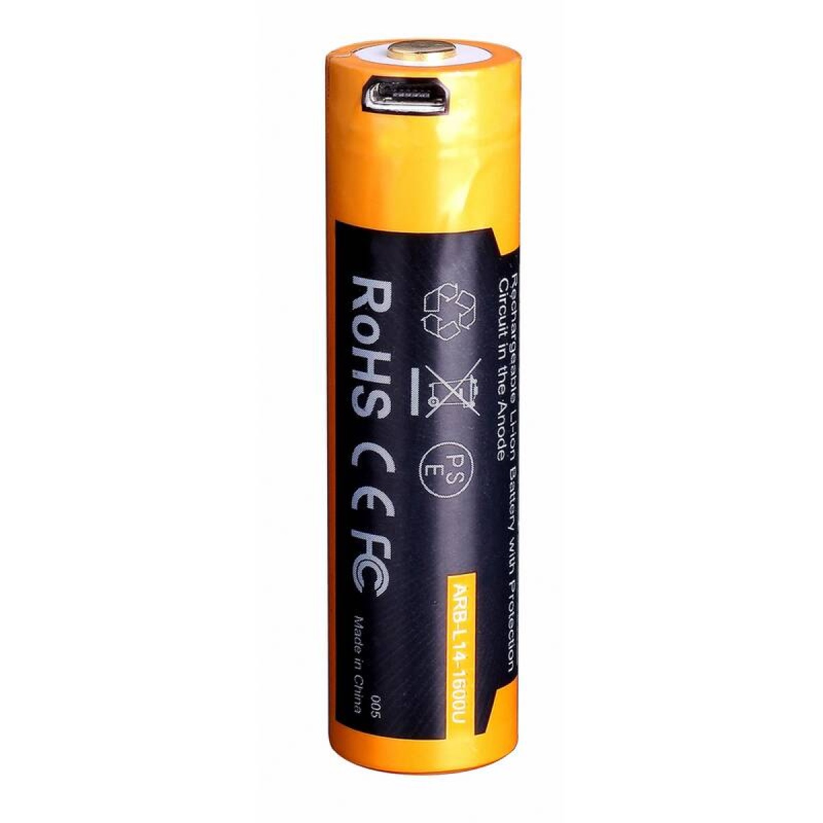 Аккумулятор 14500 Fenix 1600U mAh с разъемом для USB, ARB-L14-1600U 4