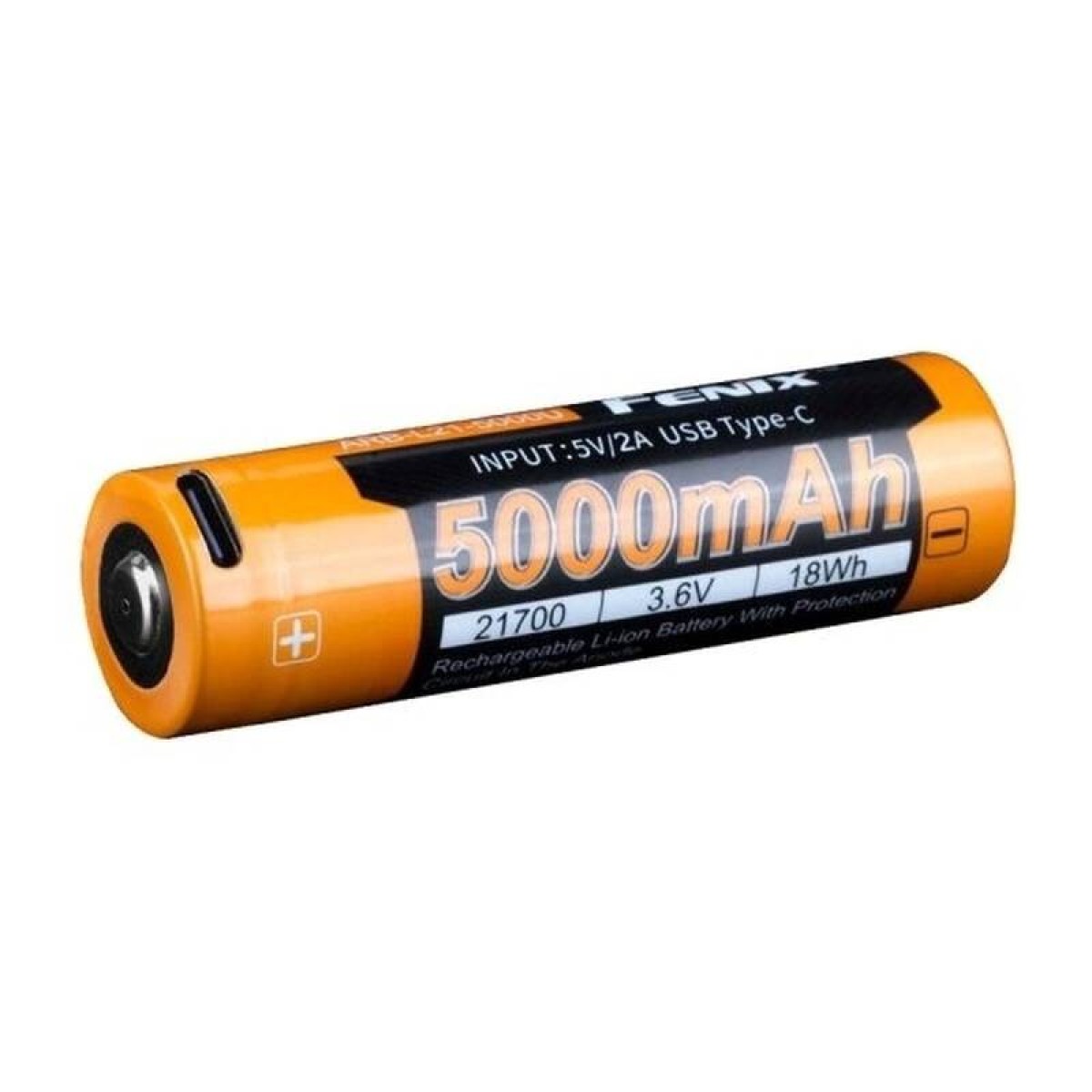 Аккумулятор 21700 с USB Fenix ARB-L21-5000U, емкость 5000mAh, Li-ion 11