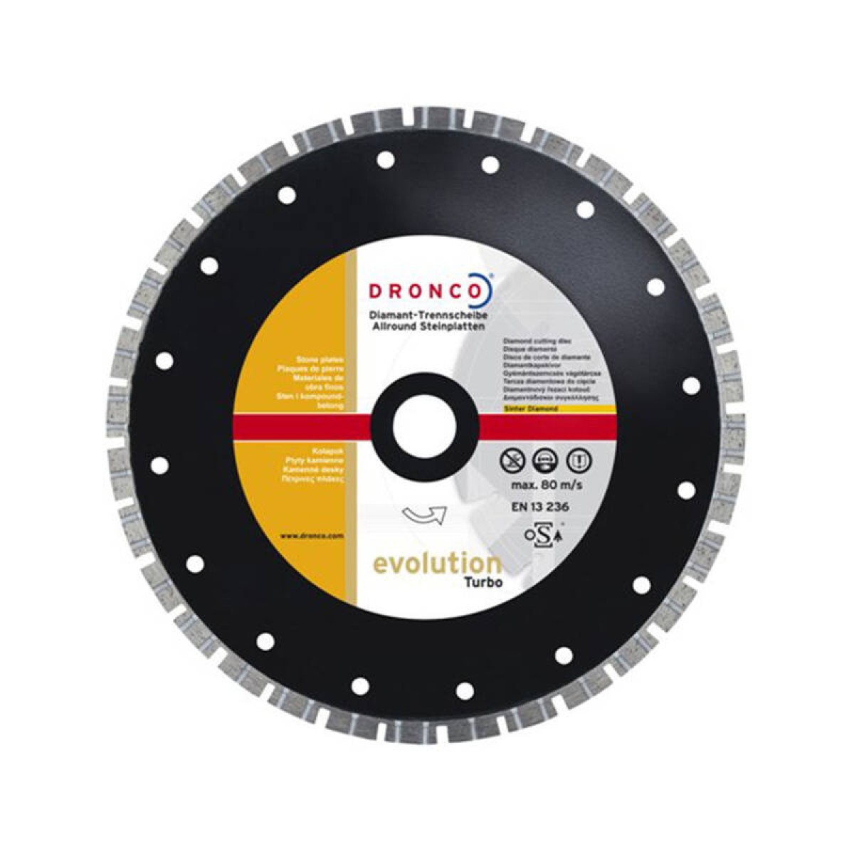Алмазный диск Evolution Turbo 115х2,2x22,23 Dronco 4110441 1