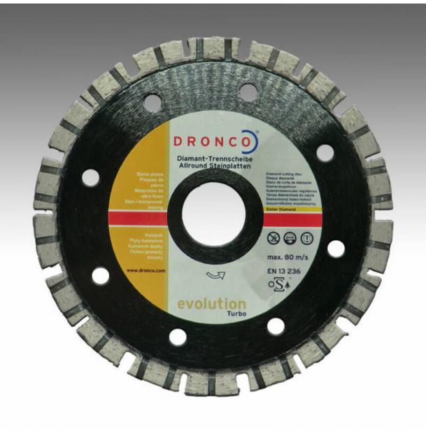 Алмазный диск Evolution Turbo 125х2,2x22,23 Dronco 4120441