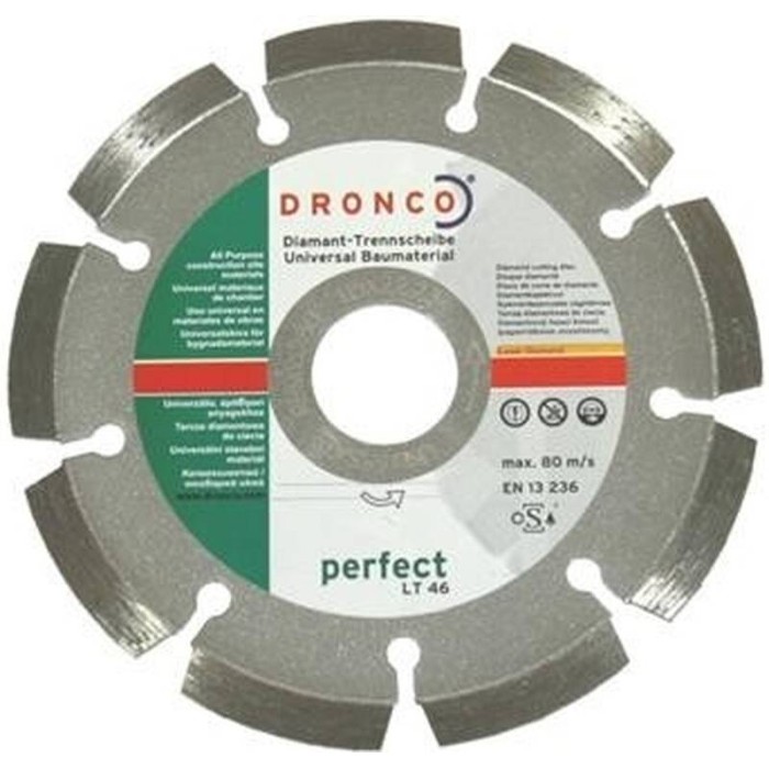 Алмазный отрезной круг универсальный LT46 115х2,2x22,23 Dronco 4110185