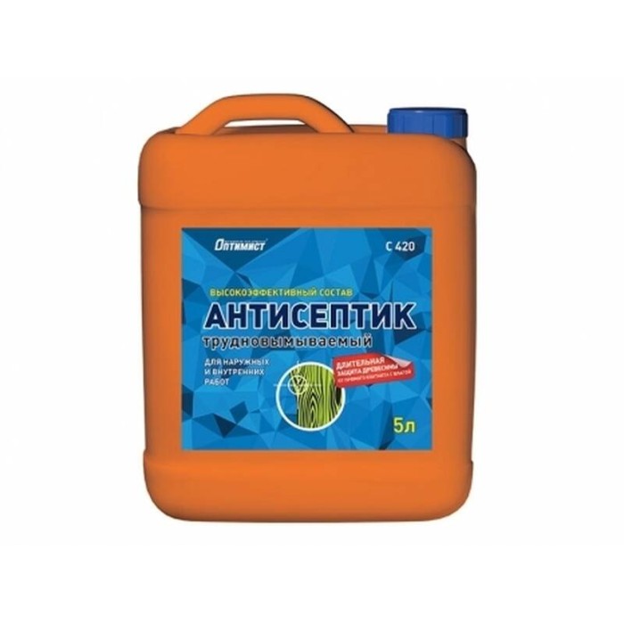 Антисептик C420 ОПТИМИСТ трудновымываемый 5л OPO109
