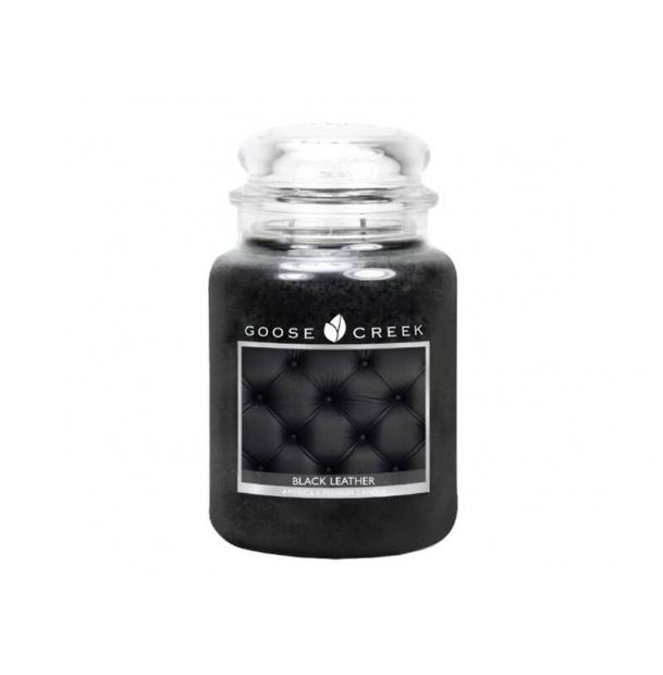 Ароматическая свеча GOOSE CREEK Black Leather 150ч ES26357-vol