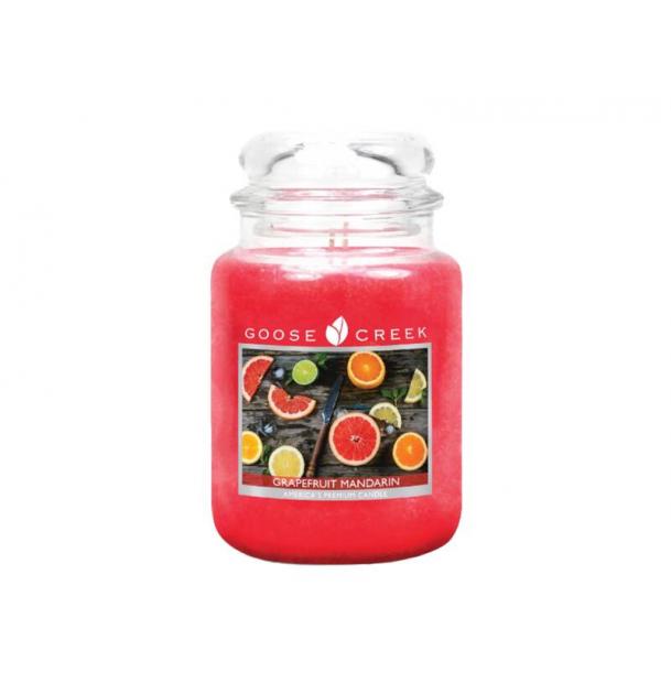 Ароматическая свеча GOOSE CREEK Grapefruit Mandarin 150ч ES26348-vol