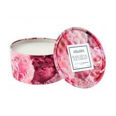 Ароматическая свеча Voluspa Rose Petal Ice Cream 25ч 5222-vol