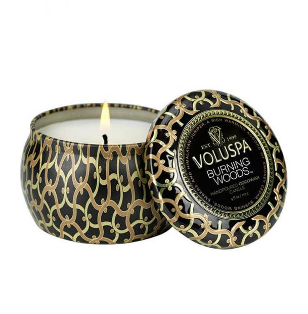 Ароматическая свеча Voluspa Burning Woods 25ч 8217-vol