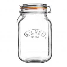 Банка Kilner Clip Top Квадратная 1,5 Л