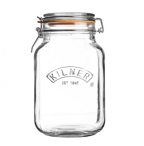 Банка Kilner Clip Top Квадратная 2 Л K_0025.513V