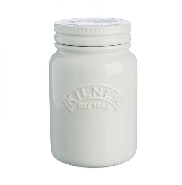 Банка Kilner Push Top Керамическая 600 Мл Белая K_0025.363V