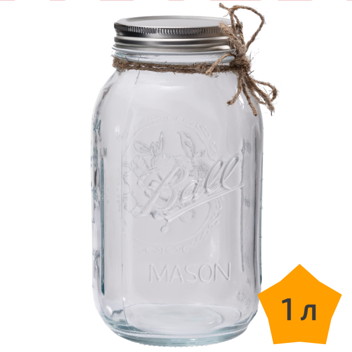 Банка стеклянная с крышкой 0,9 л Nordic Tales Ball NTB_1_1000 1