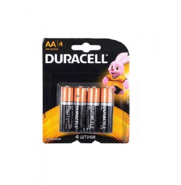 Батарейка Duracell Basic LR6 AA BL4 Alkaline 1.5V CN 115996