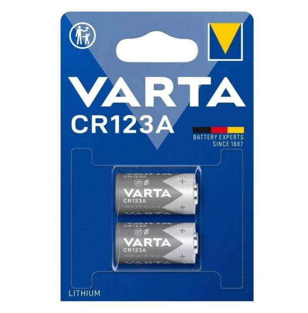 Батарейка литиевая VARTA Professional Lithium CR123A 2 шт 62053-2