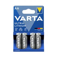 Батарейка литиевая VARTA Ultra Lithium AA 4 шт