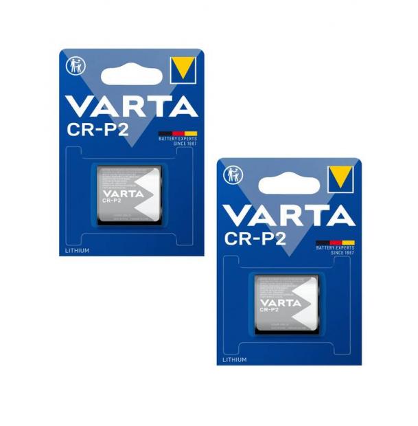 Батарейка Varta CR-P2 BL2 Lithium 6V 06204-n