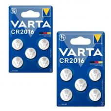 Батарейка Varta ELECTRONICS CR2016 BL10 Lithium 3V 60161-5-n