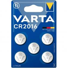 Батарейка Varta ELECTRONICS CR2016 BL5 Lithium 3V 60161-5