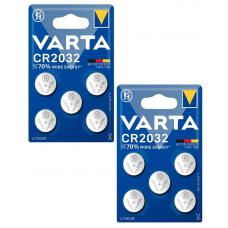 Батарейка Varta ELECTRONICS CR2032 BL10 Lithium 3V (6032) 60321-5-n