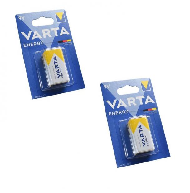 Батарейка Varta ENERGY Крона 6LR61 BL2 Alkaline 9V 04122-n