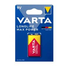 Батарейка Varta LONGLIFE MAX POWER Крона 6LR61 BL1 Alkaline 9V 04722