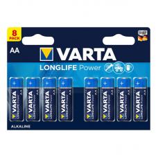Батарейка Varta LONGLIFE POWER LR6 AA BL8 Alkaline 1.5V 04906121418