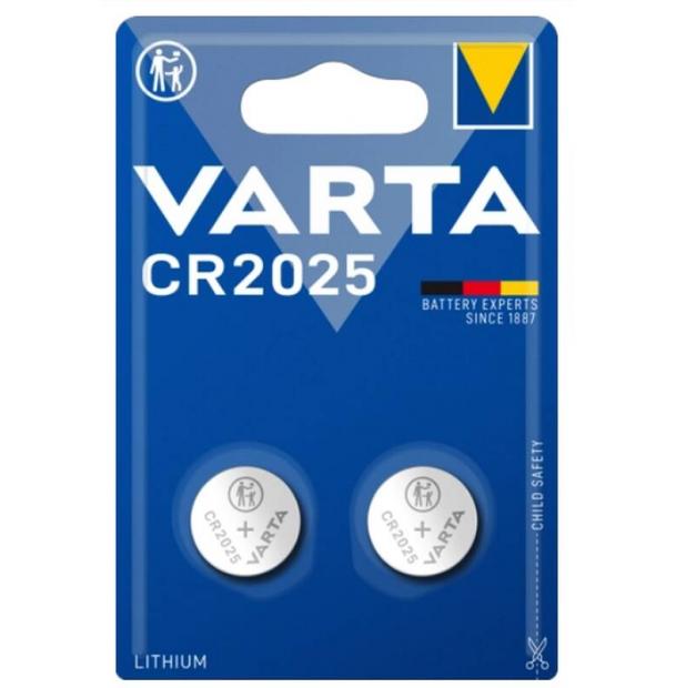 Батарейка Varta Professional Electronics CR2025 2 шт 60251-2