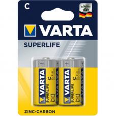 Батарейка Varta SUPERLIFE R14 C BL2 Heavy Duty 1.5V 02014-2