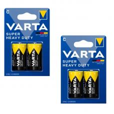 Батарейка Varta SUPERLIFE R14 C BL4 Heavy Duty 1.5V 02014-2-n