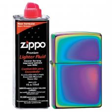 Бензиновая зажигалка ZIPPO 151 Classic Spectrum + бензин Zippo 125 мл