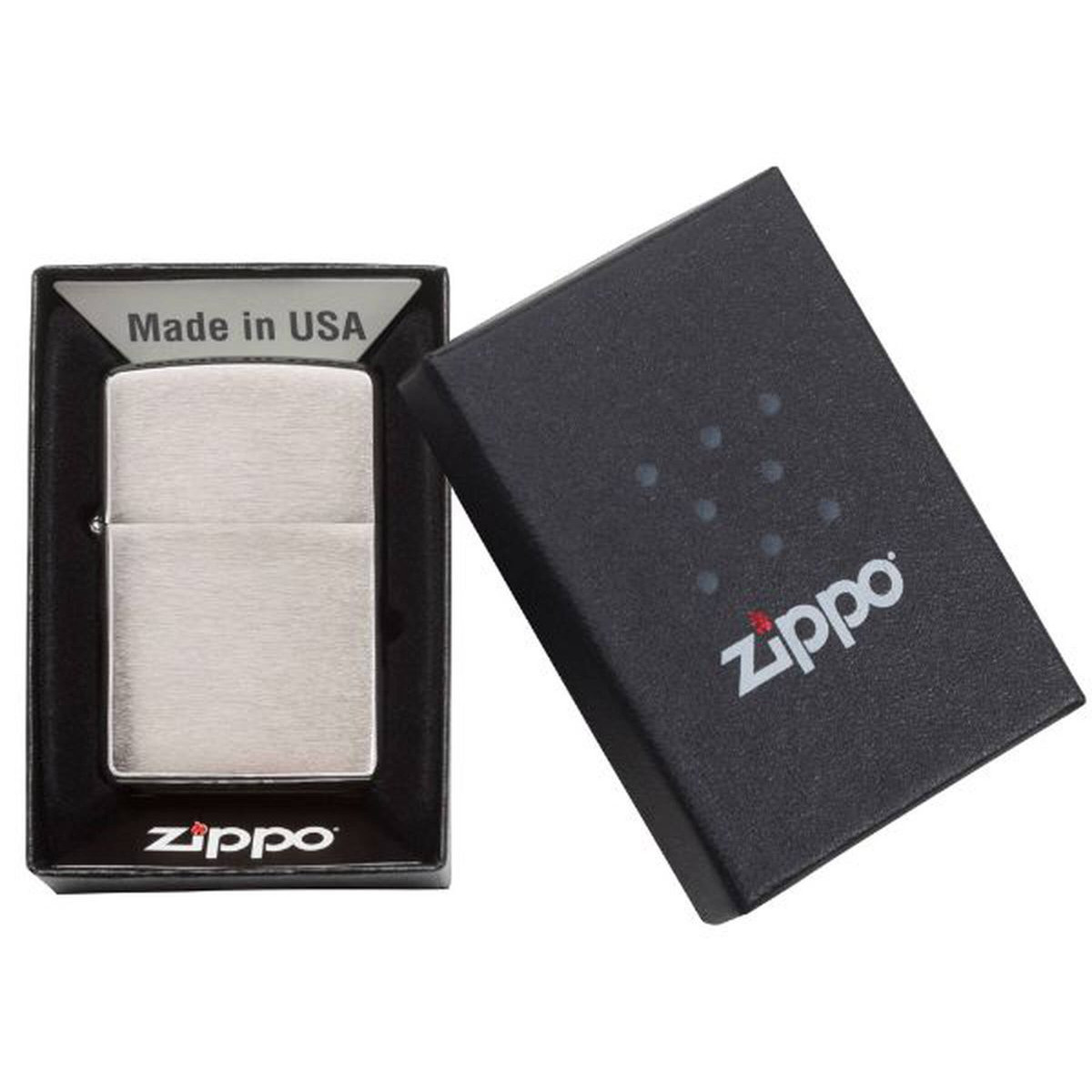 Бензиновая зажигалка ZIPPO 162 Armor Brushed Chrome + бензин Zippo 125 мл 7