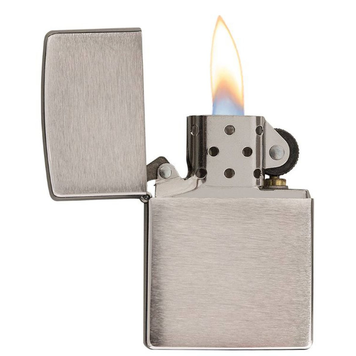 Бензиновая зажигалка ZIPPO 162 Armor Brushed Chrome + бензин Zippo 125 мл 5