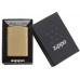 Бензиновая зажигалка ZIPPO 204 Brushed Brass + бензин Zippo 125 мл 204-3141