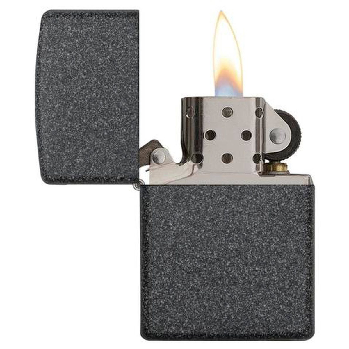 Бензиновая зажигалка ZIPPO 211 Iron Stone + бензин Zippo 125 мл 5