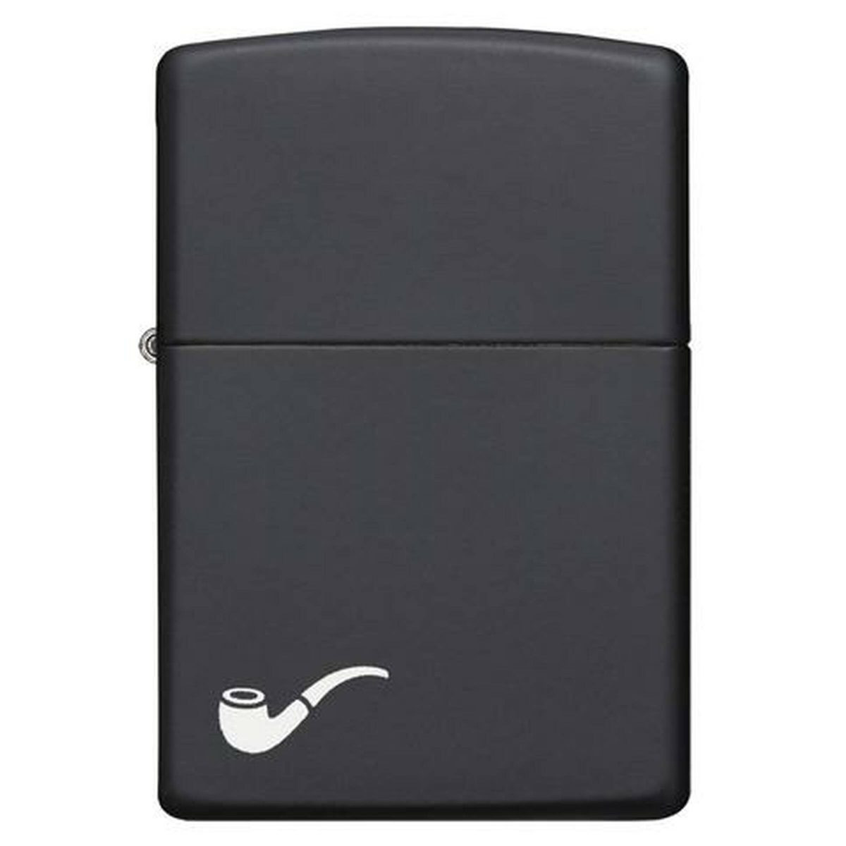 Бензиновая зажигалка ZIPPO 218PL Pipe Black Matte + бензин Zippo 125 мл 6
