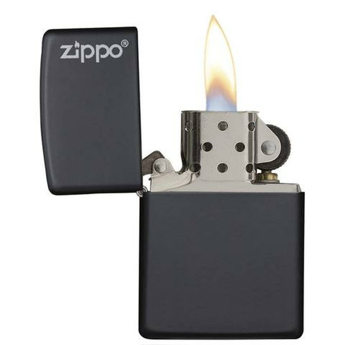 Бензиновая зажигалка ZIPPO 218ZL Classic Black Matte + бензин Zippo 125 мл 6