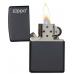 Бензиновая зажигалка ZIPPO 218ZL Classic Black Matte + бензин Zippo 125 мл 218ZL-3141