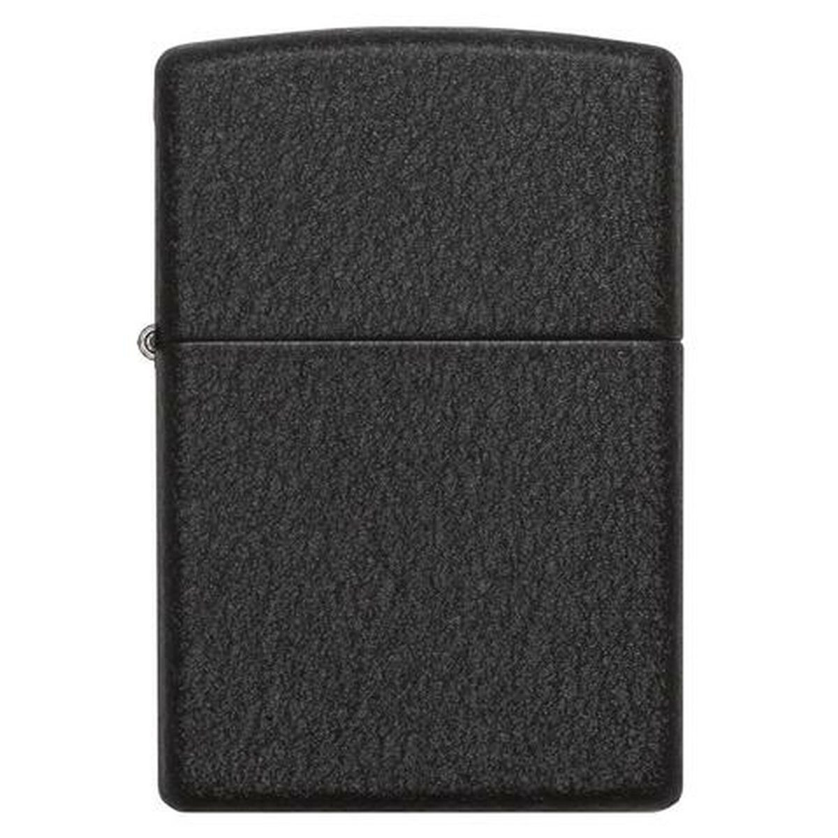 Бензиновая зажигалка ZIPPO 236 Black Crackle + бензин Zippo 125 мл 2