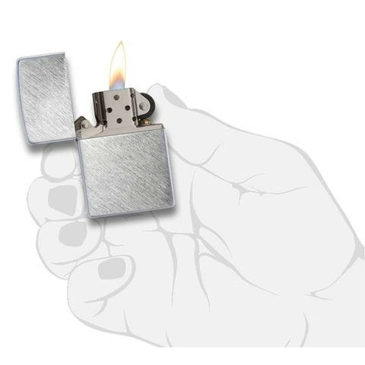 Бензиновая зажигалка ZIPPO 24648 Herringbone Sweep + бензин Zippo 125 мл 5