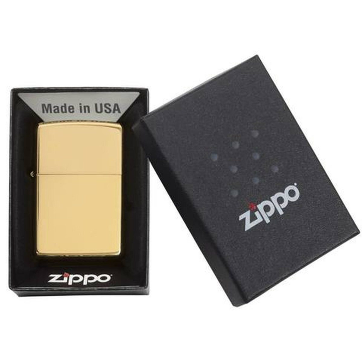 Бензиновая зажигалка ZIPPO 254B High Polish Brass + бензин Zippo 125 мл 4