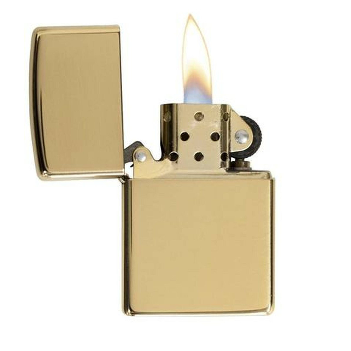 Бензиновая зажигалка ZIPPO 254B High Polish Brass + бензин Zippo 125 мл 5
