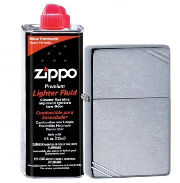 Бензиновая зажигалка ZIPPO 267 Vintage + бензин Zippo 125 мл 267-3141