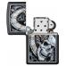 Бензиновая зажигалка ZIPPO 29854 Skull Clock Black Matte + бензин Zippo 125 мл 29854-3141