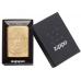 Бензиновая зажигалка ZIPPO 49024 Classic High Polish Brass + бензин Zippo 125 мл 49024-3141